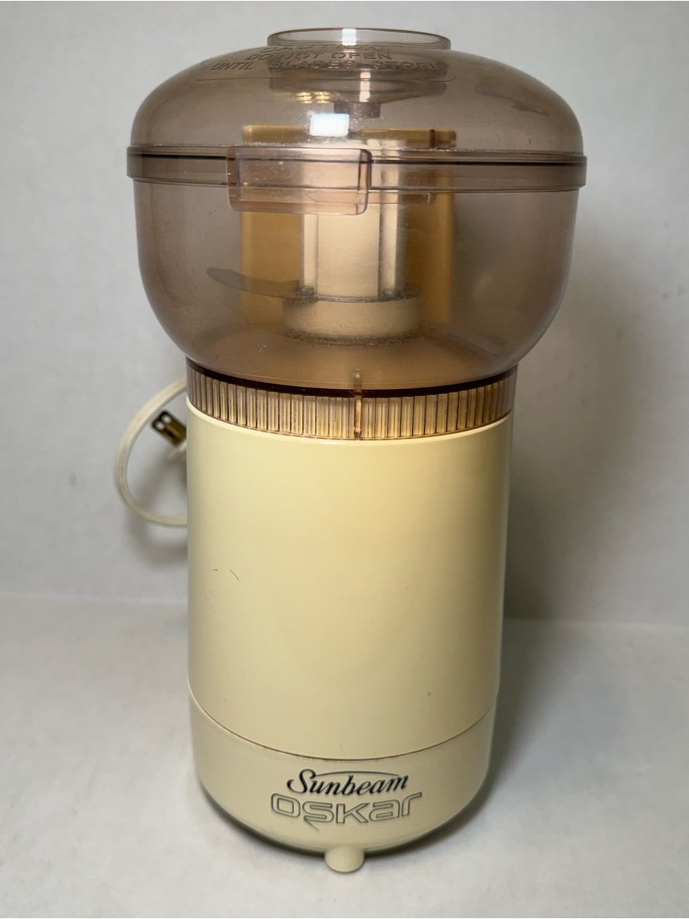 Vintage Sunbeam Oskar Food Processor Chopper Model 14081 Made in France Tested
